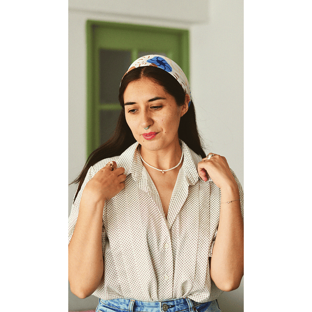 Pañuelo "verano y flor"