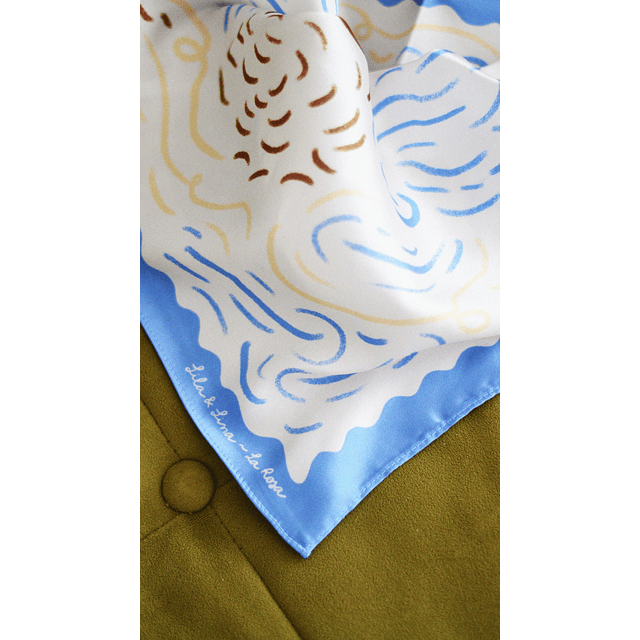 Pañuelo "verano y flor"