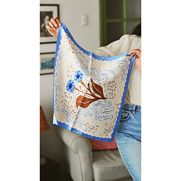 Pañuelo "verano y flor"