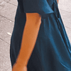 Vestido Nélida Azul Midi