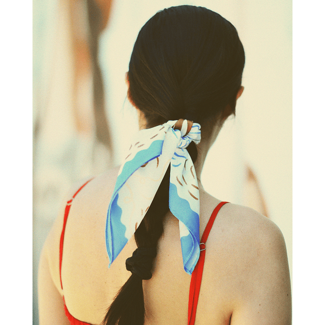 Pañuelo "verano y flor"