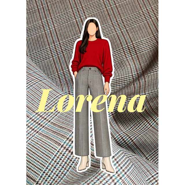 Pántalón Lorena casimir cuadros - pre order