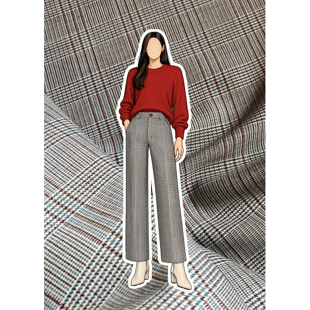 Pántalón Lorena casimir cuadros - pre order