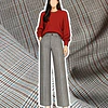 Pántalón Lorena casimir cuadros - pre order