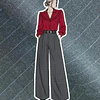 Pántalón Hilda casimir rayas gris - pre order
