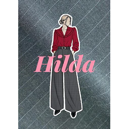 Pántalón Hilda casimir rayas gris - pre order