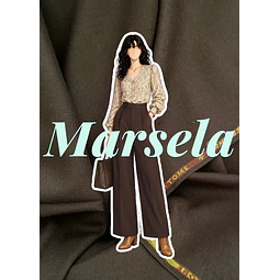 Pántalón Marsela lana café - pre order