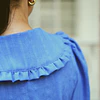 Blusa Elena celeste - LIMITADA