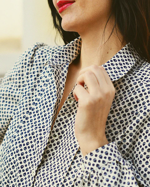 Blusa Filomena flores