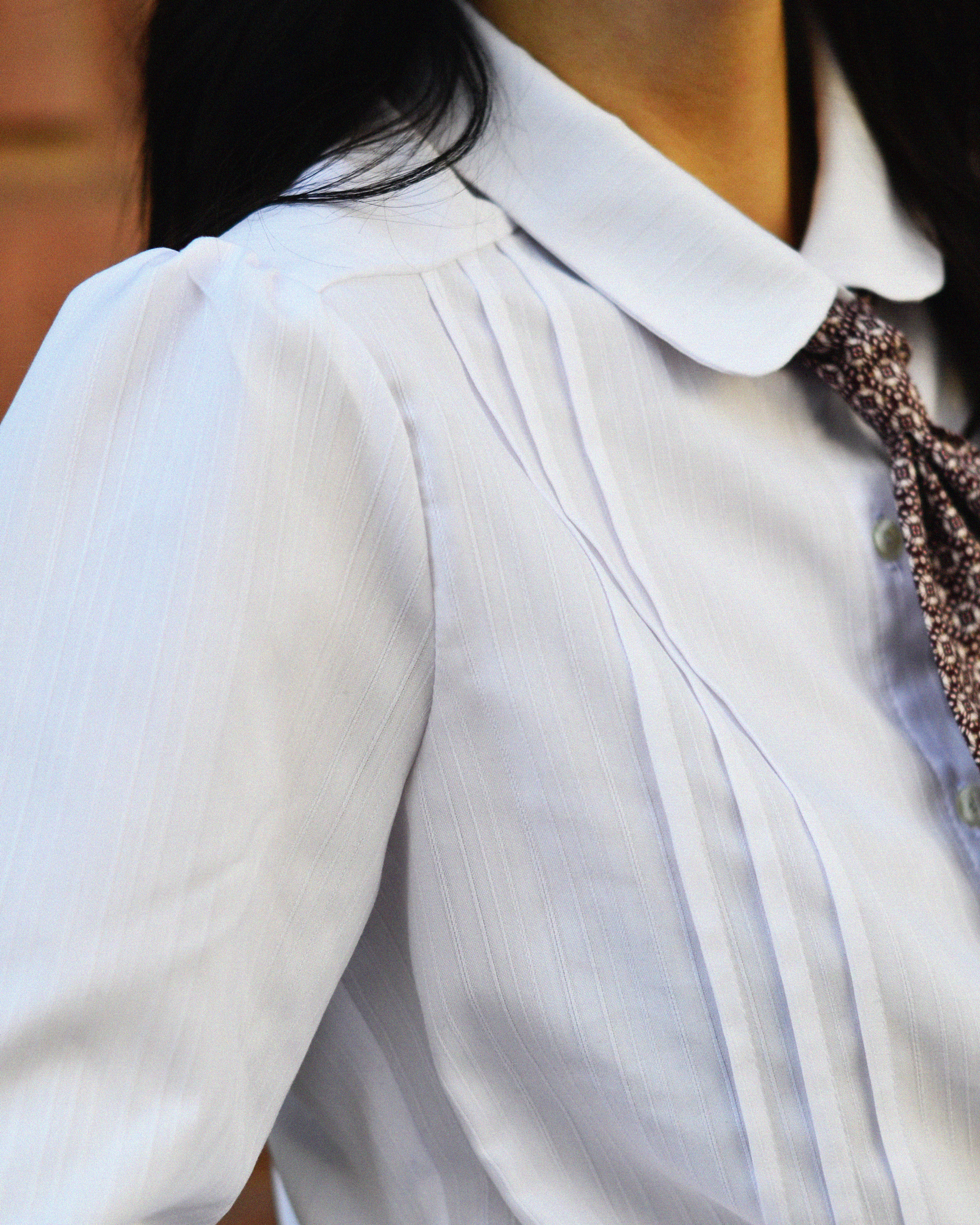 Blusa Filomena blanca textura