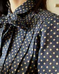 Blusa Enza azul lunares - Miniatura 4