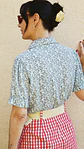 Blusa Juana blanca flores - Miniatura 2