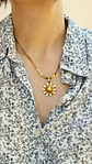 Blusa Juana blanca flores - Miniatura 4