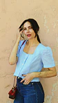 Blusa Natalia celeste puntitos - Miniatura 2