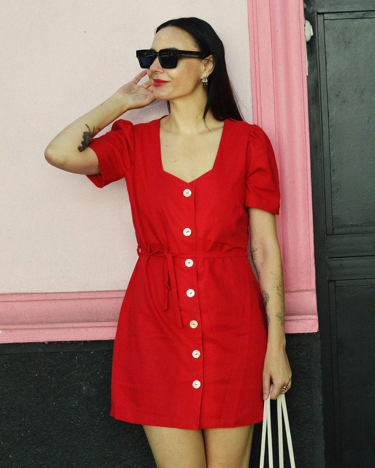 Vestido Alexa rojo 3
