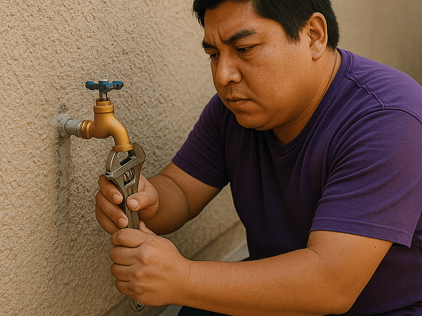 Instalación de Llave de Jardín 1