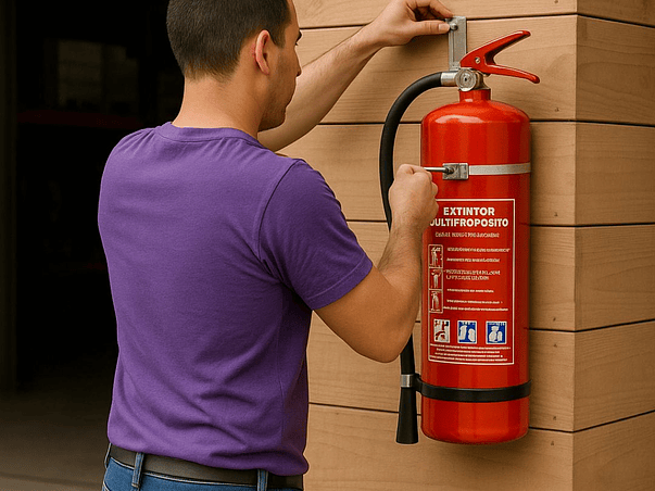 Instalación de Extintor 1