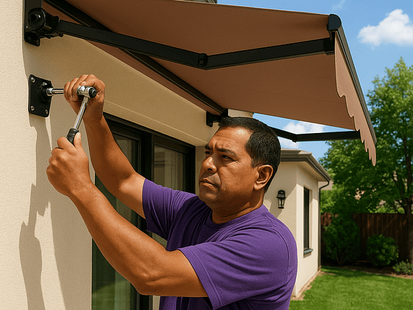 Instalación de Toldo Retráctil 1