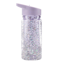Garrafa Com Palhinha - Glitter Stars Lilac