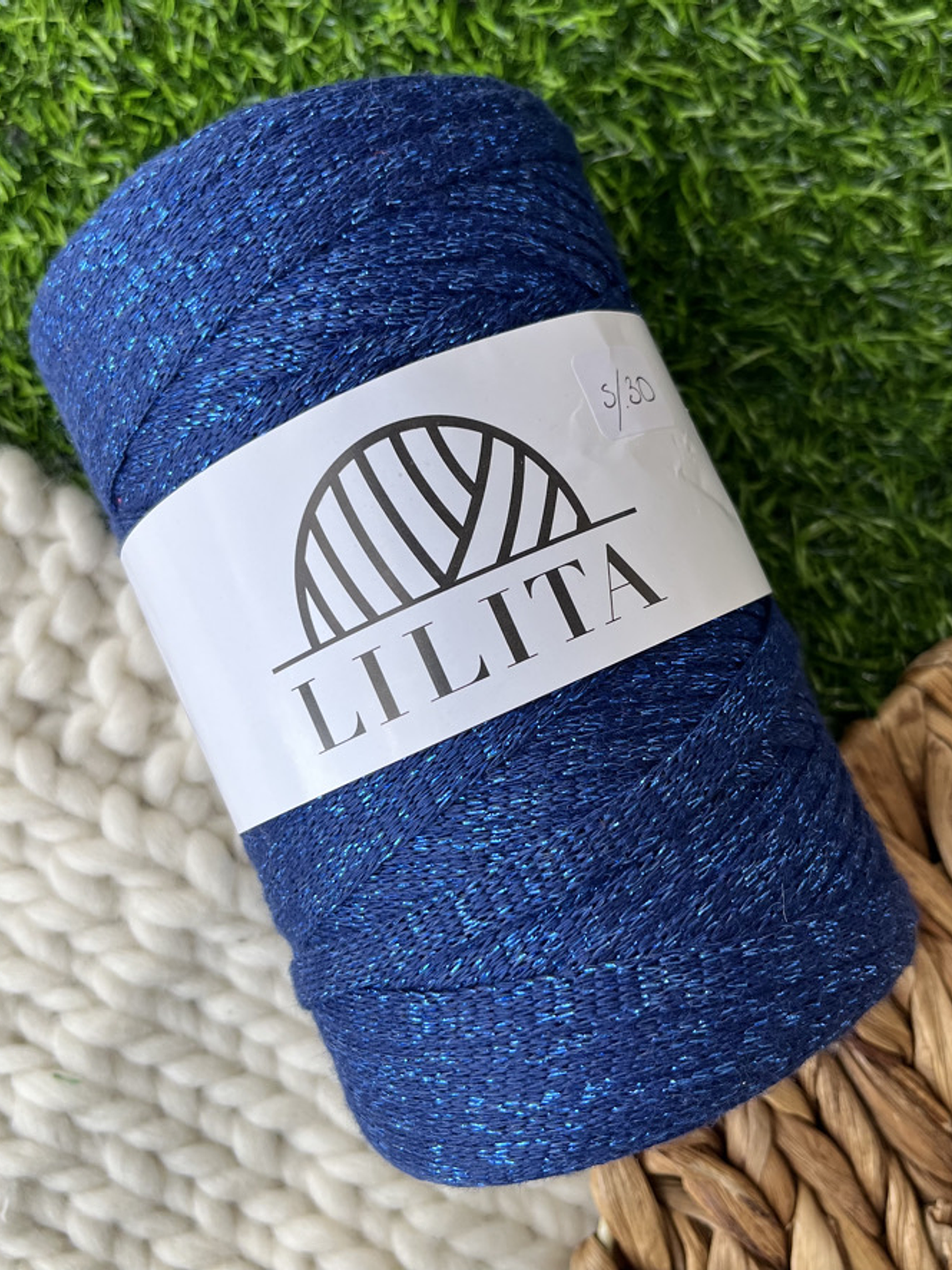 Cinta de algodón / lurex 8