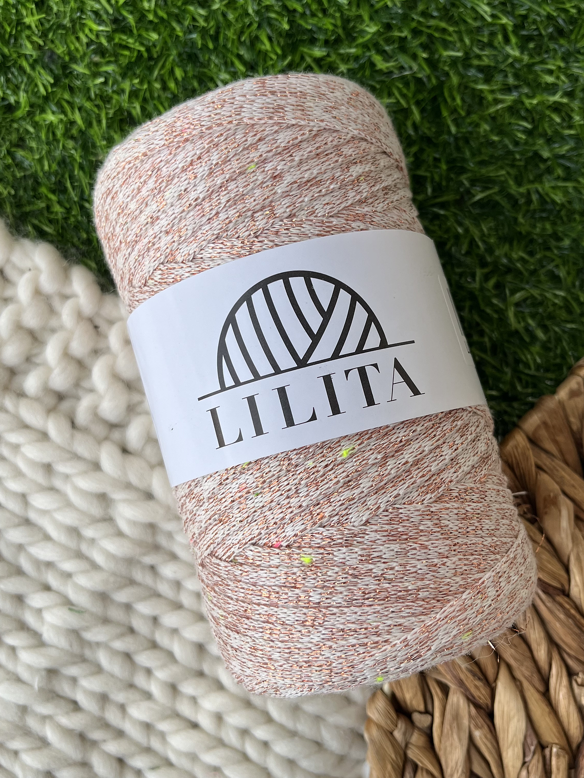 Cinta de algodón / lurex 4