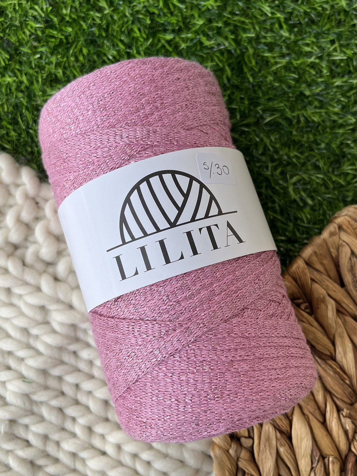 Cinta de algodón / lurex 3