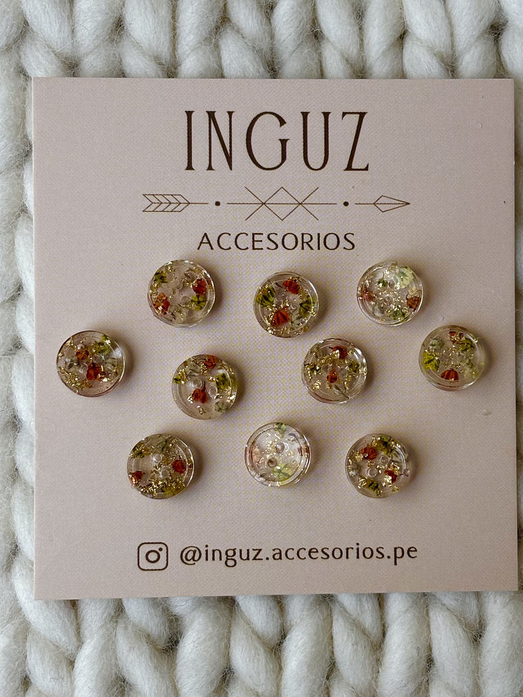 Botón camisero con borde 14