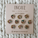 Botón camisero con borde