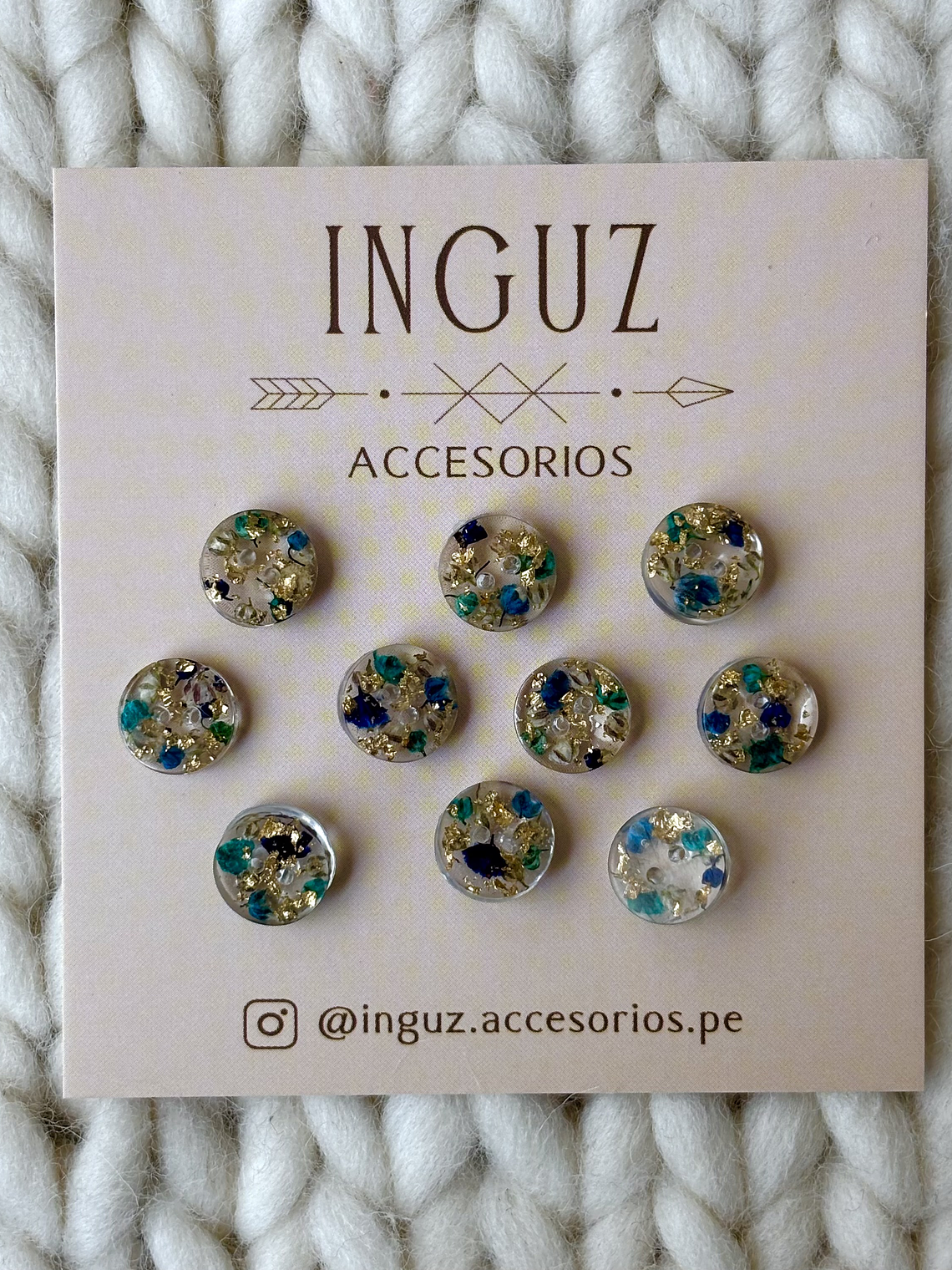 Botón camisero sin borde  15