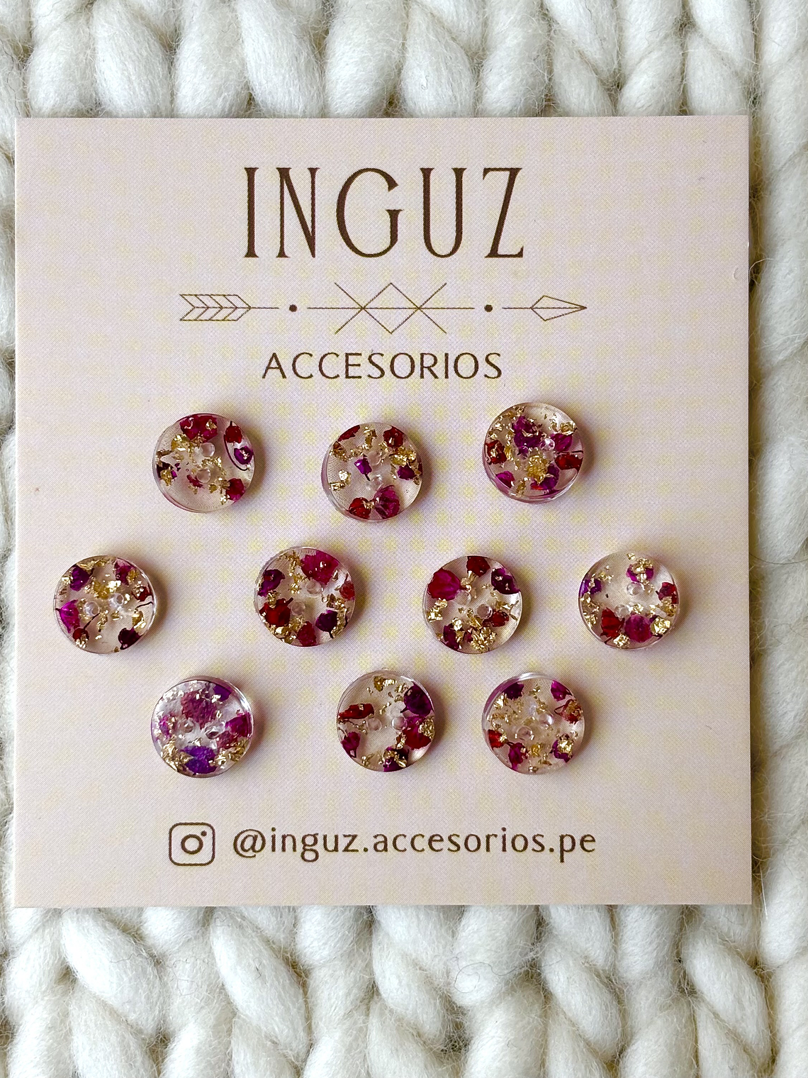 Botón camisero sin borde  17