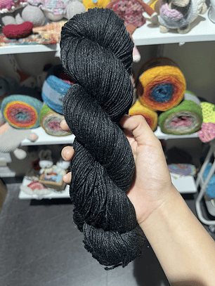 Lana merino negra - Promo yape/plin