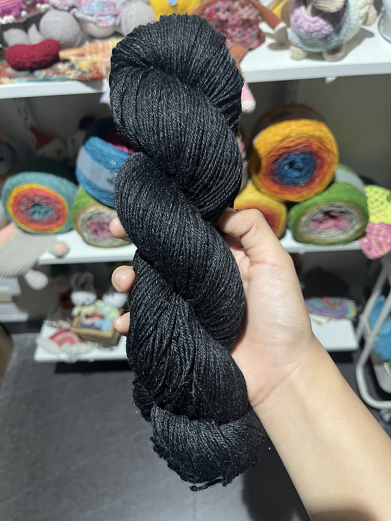 Lana merino negra - Promo yape/plin 1