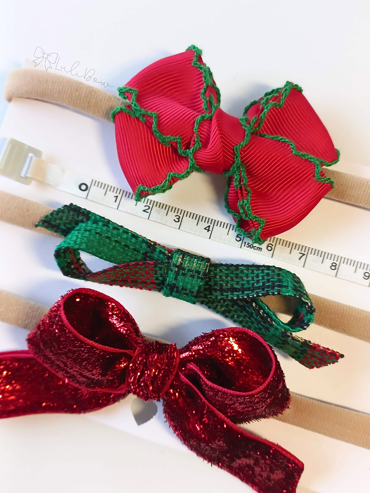 Diademas Festa - Pack três Laços 5