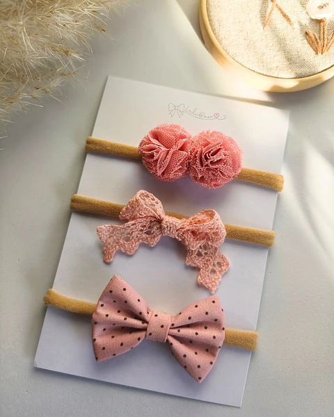 Trio Fitas Cute - Rosé