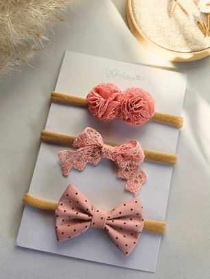 Trio Fitas Cute - Rosé