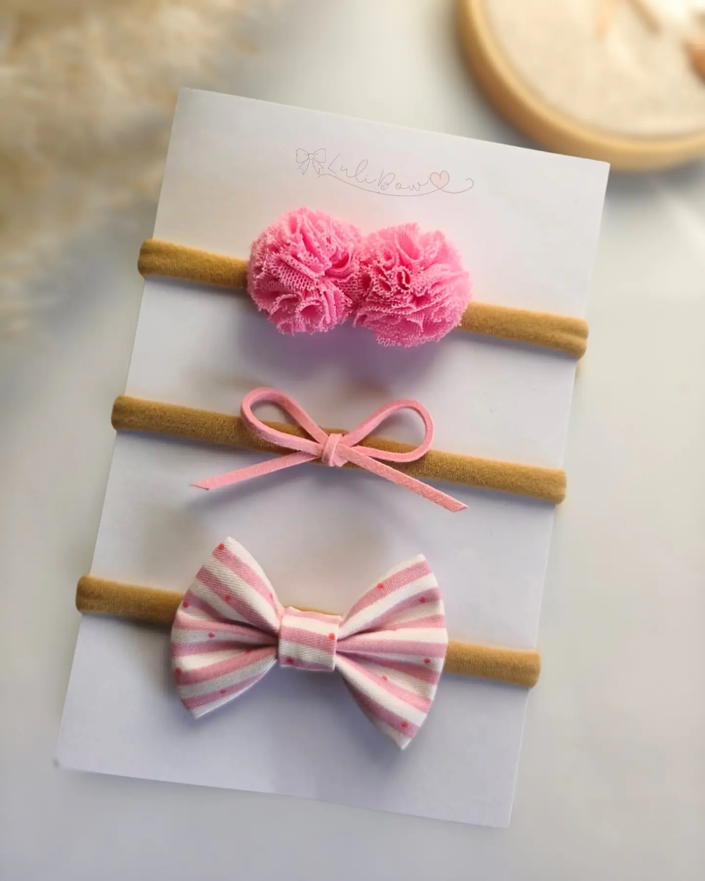 Trio Fitas Cute - Rosa Escuro 1