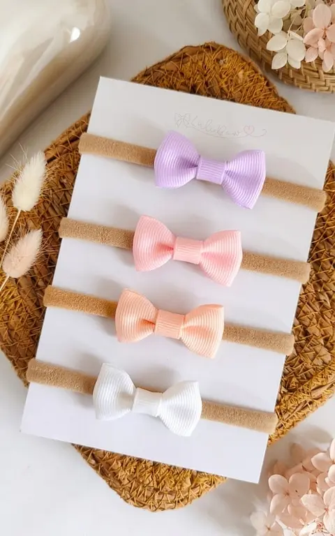 Fitas Mini Bow - 4 unidades