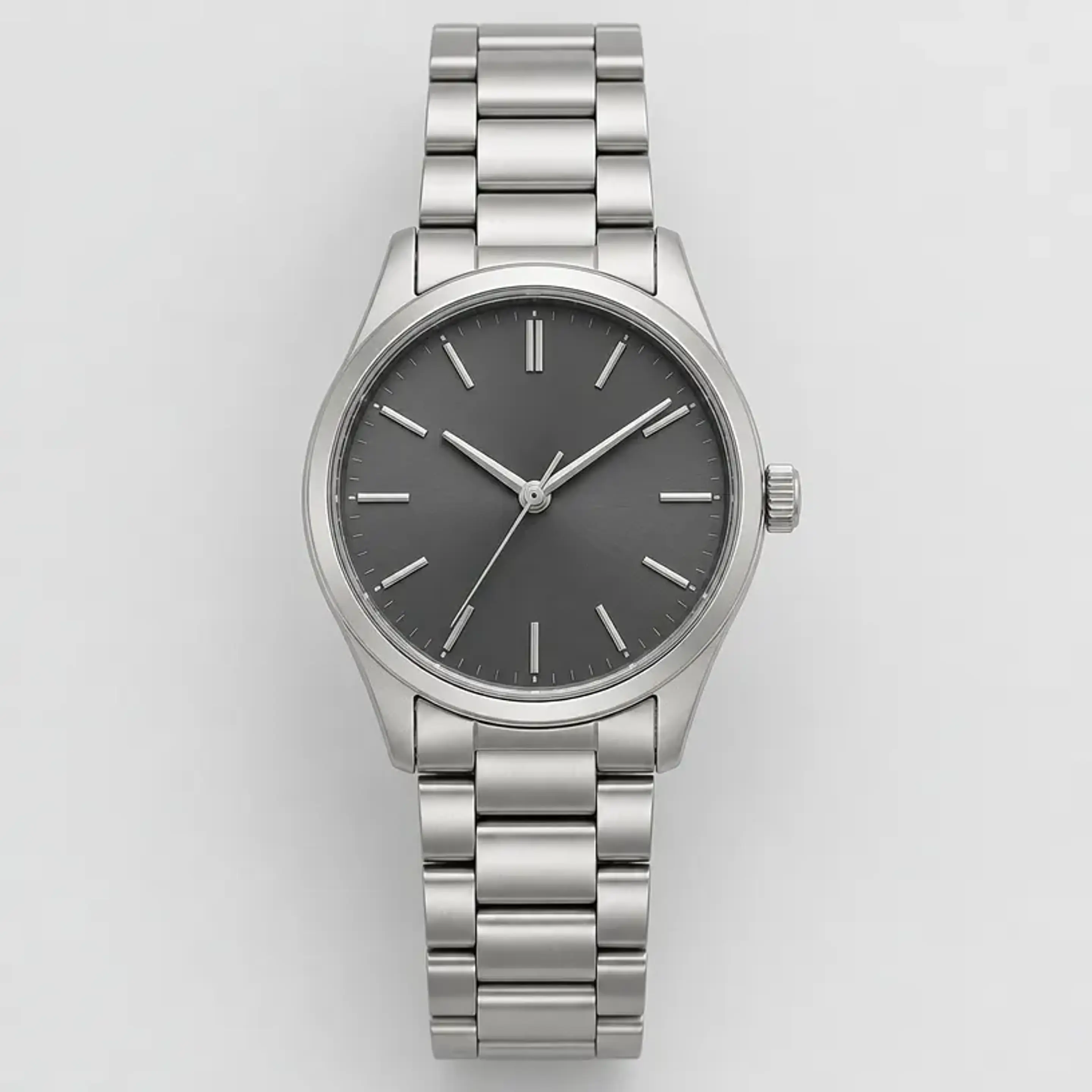Reloj Parque — acero compacto, esfera gris 1