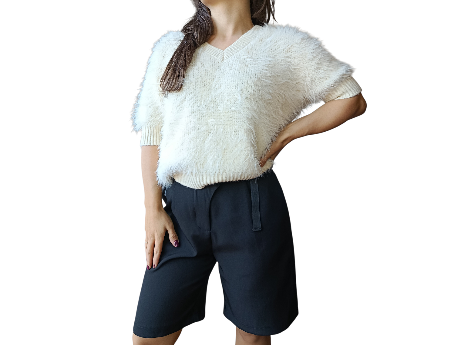 Camisola de Malha com Pêlo 1