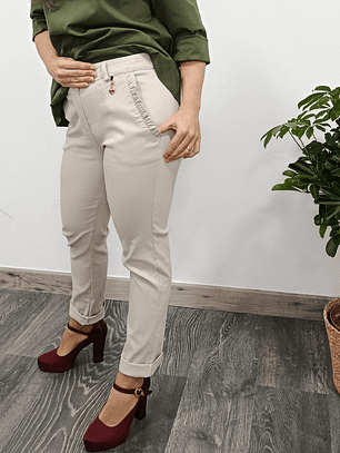 Calça Tecido com Folho