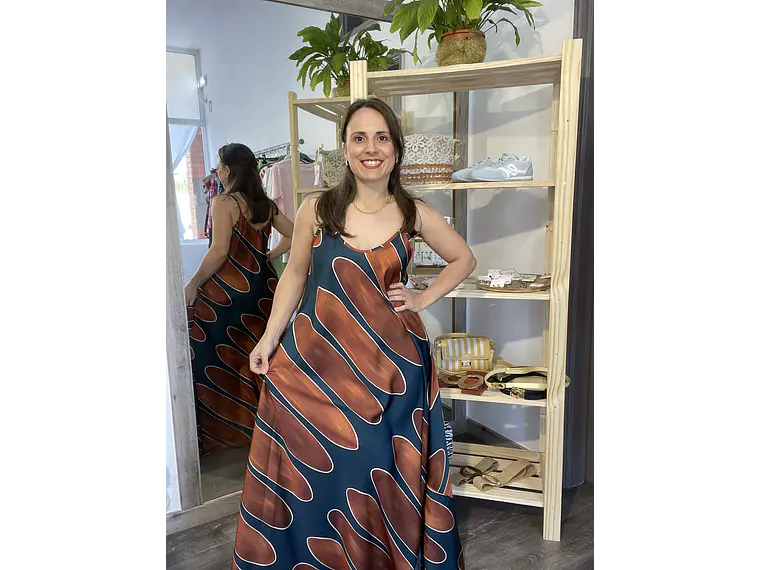 Vestido Acetinado 1