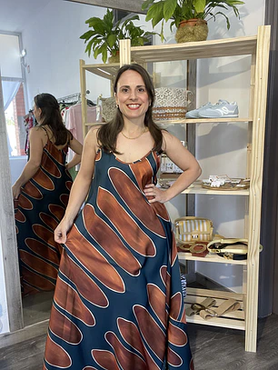 Vestido Acetinado