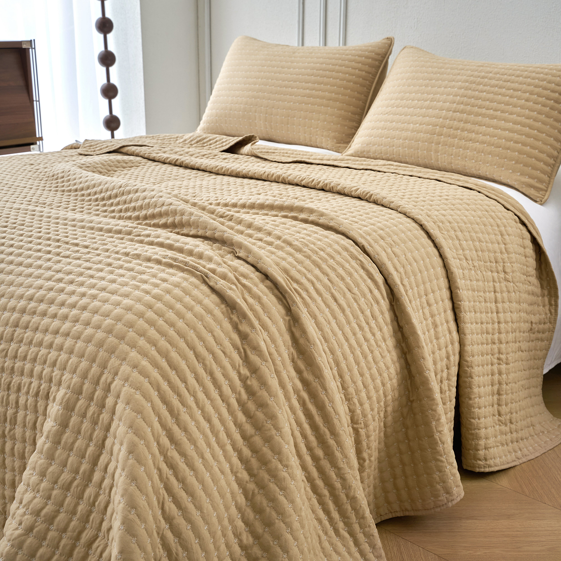Cubrecama Arena Beige 1
