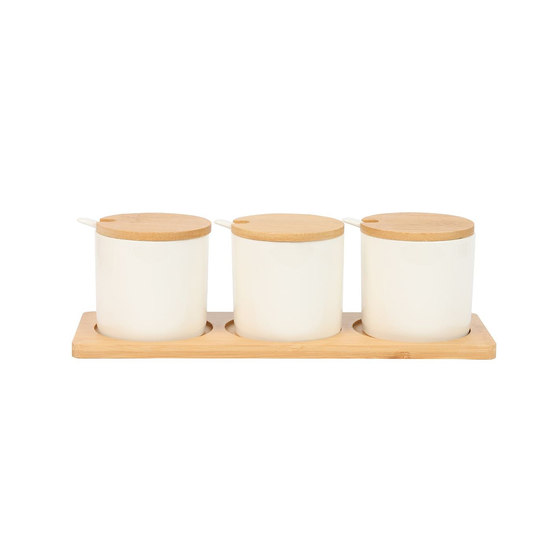 Set de Condimenteros Blanco 1