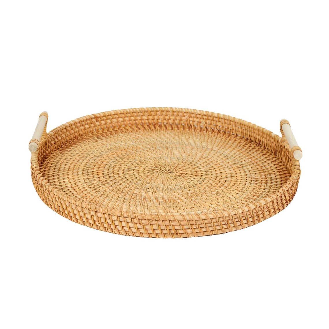 Bandeja redonda de Ratán 4