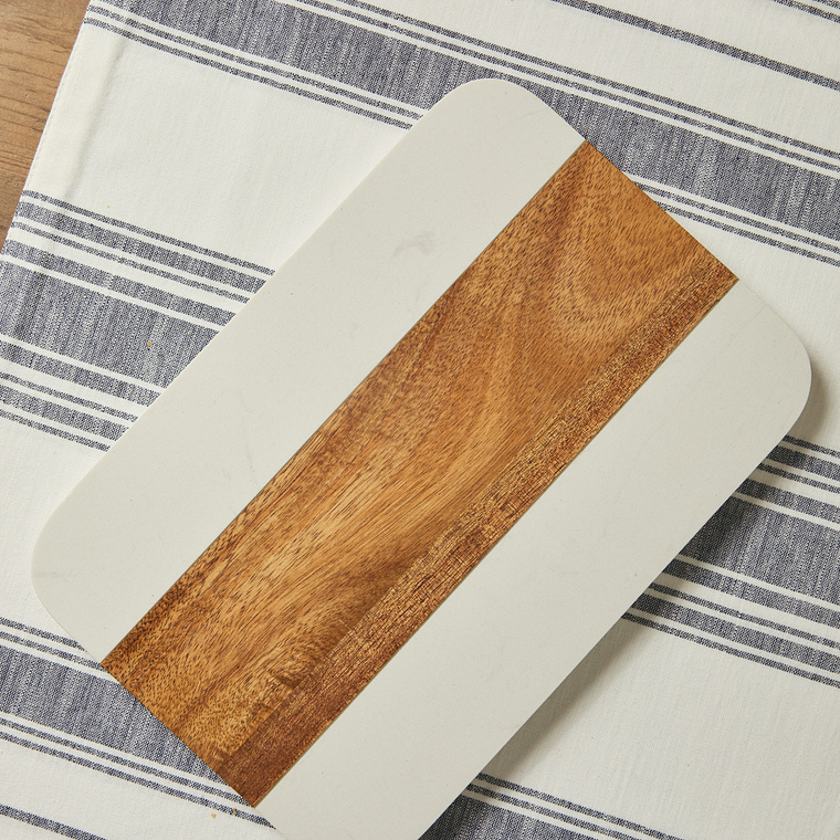 Tabla Mármol Madera Rectangular 2