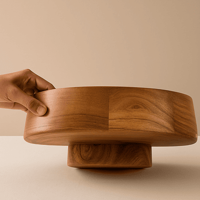 Bowl Acacia con base