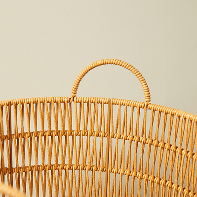 Cesta redonda tipo Ratán Zen