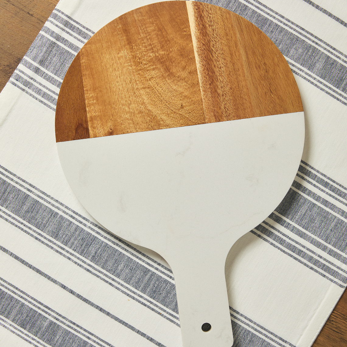 Tabla de Mármol Madera Redonda 3