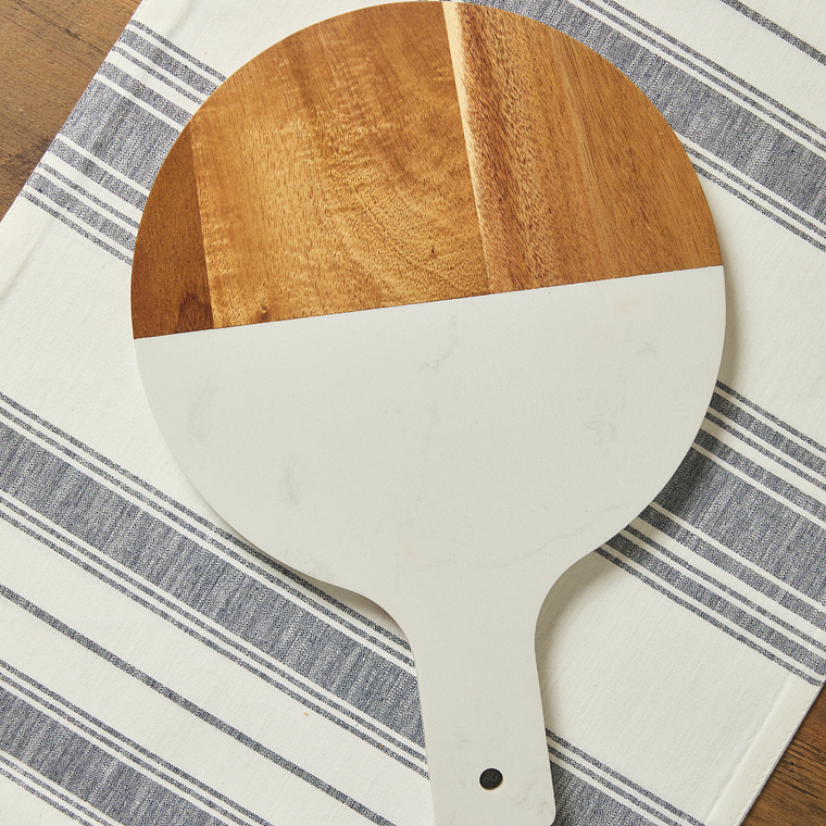 Tabla de Mármol Madera Redonda 3